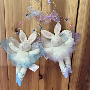 Russ Judy Lynn Collection Spring Recital Ballet Rabbit 7 7/8" NWT Ballerina 2pc